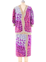 Emilio Pucci Printed Skirt Ensemble Suit arcadeshops.com