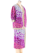 Emilio Pucci Printed Skirt Ensemble Suit arcadeshops.com