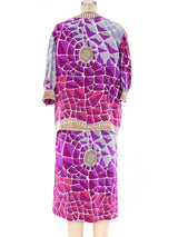 Emilio Pucci Printed Skirt Ensemble Suit arcadeshops.com