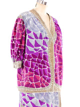 Emilio Pucci Printed Skirt Ensemble Suit arcadeshops.com