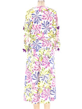 Ribbon Floral Printed Jersey Ensemble Suit arcadeshops.com