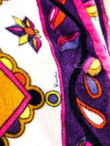 Emilio Pucci Printed Velvet Sleeveless Jacket Jacket arcadeshops.com