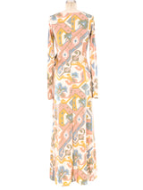 John Kloss Printed Jersey Wrap Dress Dress arcadeshops.com