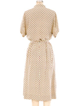 Hermes Chain Print Silk Skirt Ensemble Suit arcadeshops.com