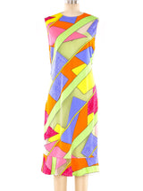 Gianni Versace Sheer Panel Tank Dress Dress arcadeshops.com