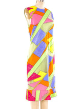 Gianni Versace Sheer Panel Tank Dress Dress arcadeshops.com