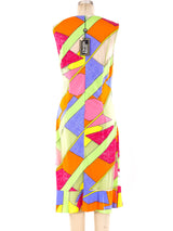 Gianni Versace Sheer Panel Tank Dress Dress arcadeshops.com