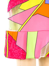 Gianni Versace Sheer Panel Tank Dress Dress arcadeshops.com