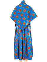 Yves Saint Laurent Floral Midi Skirt and Shawl Bottom arcadeshops.com