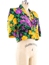 Givenchy Couture Floral Cropped Jacket Jacket arcadeshops.com