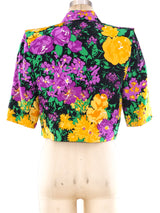 Givenchy Couture Floral Cropped Jacket Jacket arcadeshops.com