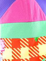 Gianni Versace Istante Mixed Print Silk Dress Dress arcadeshops.com