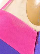 Gianni Versace Istante Mixed Print Silk Dress Dress arcadeshops.com