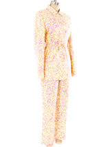 Gianni Versace Pastel Printed Pant Suit Suit arcadeshops.com