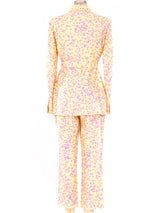 Gianni Versace Pastel Printed Pant Suit Suit arcadeshops.com