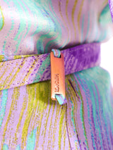 Gianni Versace Pastel Floral Skirt Ensemble Suit arcadeshops.com