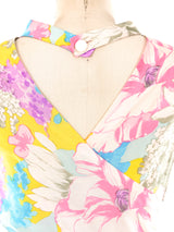 Lanvin Floral Wrap Dress Dress arcadeshops.com