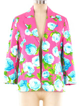 Versus Gianni Versace Rose Printed Jacket Jacket arcadeshops.com