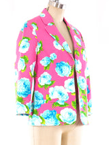 Versus Gianni Versace Rose Printed Jacket Jacket arcadeshops.com