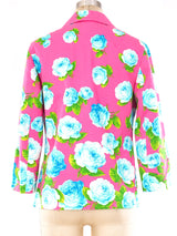Versus Gianni Versace Rose Printed Jacket Jacket arcadeshops.com
