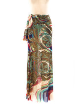 Jean Paul Gaultier Paisley Convertible Maxi Skirt Bottom arcadeshops.com