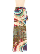 Jean Paul Gaultier Paisley Convertible Maxi Skirt Bottom arcadeshops.com