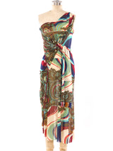 Jean Paul Gaultier Paisley Convertible Maxi Skirt Bottom arcadeshops.com