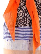 Jean Paul Gaultier Printed Wrap Maxi Skirt Bottom arcadeshops.com