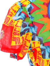 WLT Psychedelic Printed Gauze Mini Dress Dress arcadeshops.com