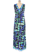 Pucci Printed Tank Maxi Dress Dress arcadeshops.com
