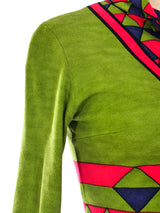 Roberta di Camerino Graphic Printed Shirt Dress Dress arcadeshops.com