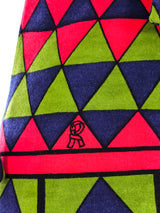 Roberta di Camerino Graphic Printed Shirt Dress Dress arcadeshops.com