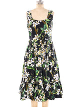 Dolce and Gabbana Floral Printed Tank Dress Dress arcadeshops.com