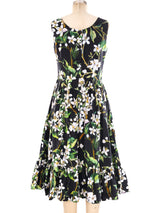 Dolce and Gabbana Floral Printed Tank Dress Dress arcadeshops.com