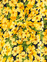 1992 Yves Saint Laurent Floral Silk Dress Dress arcadeshops.com