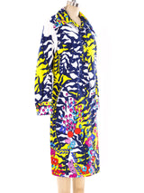 Lanvin Psychedelic Floral Shirt Dress Dress arcadeshops.com
