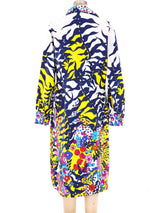 Lanvin Psychedelic Floral Shirt Dress Dress arcadeshops.com