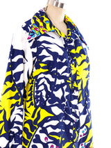 Lanvin Psychedelic Floral Shirt Dress Dress arcadeshops.com