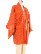 Woven Print Haori Kimono Jacket arcadeshops.com
