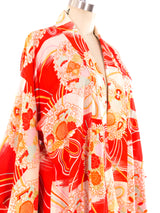 Floral Printed Kimono Jacket arcadeshops.com
