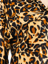 1986 Yves Saint Laurent Leopard Printed Shirt Top arcadeshops.com