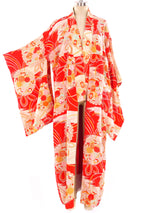 Floral Printed Kimono Jacket arcadeshops.com