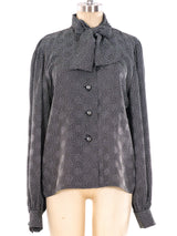 Givenchy Dot Printed Silk Top Top arcadeshops.com