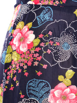 1970's Floral Printed Pants Bottom arcadeshops.com