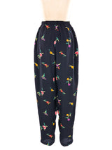 Norma Kamali Floral Printed Pants Bottom arcadeshops.com