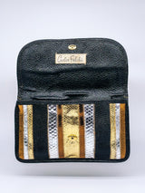 Carlos Falchi Patchwork Envelope Clutch Accessory arcadeshops.com