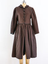 Yves Saint Laurent Quilted Coat Jacket arcadeshops.com