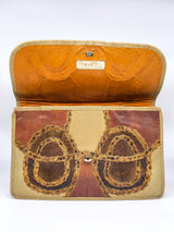 Carlos Falchi Patchwork Envelope Clutch Accessory arcadeshops.com