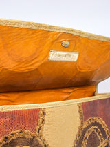 Carlos Falchi Patchwork Envelope Clutch Accessory arcadeshops.com