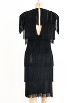 Fringed Sleeveless Dress Dress arcadeshops.com